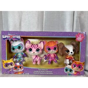 Disney Junior Super Kitties Plush Collector Set 4 Pieces Kids Toy